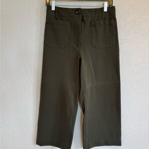 Quince Women’s Dark Olive Cropped Pants